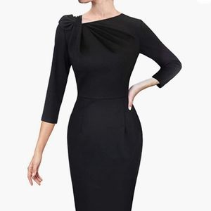 Black cocktail dress
